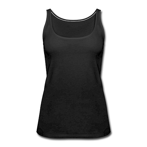 Women's Premium Tank Top Vorne black