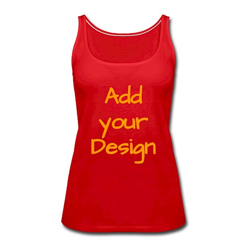 Women's Premium Tank Top red