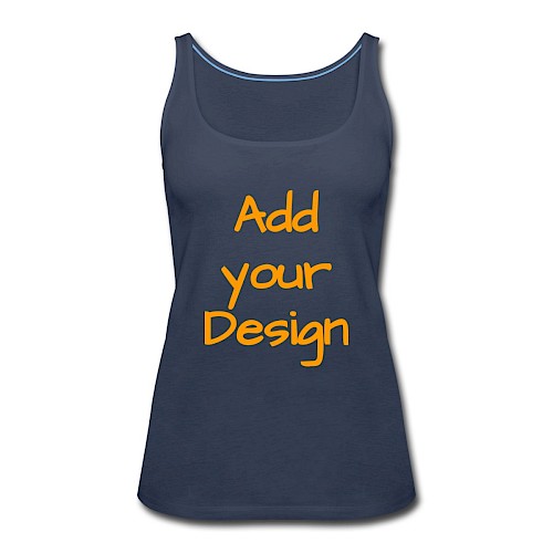 Women's Premium Tank Top navy