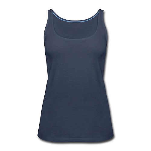 Women's Premium Tank Top Vorne navy