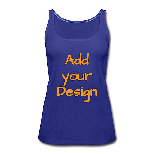 Débardeur Premium Femme bleu roi