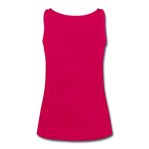 Tank top damski Premium Hinten ciemny róż