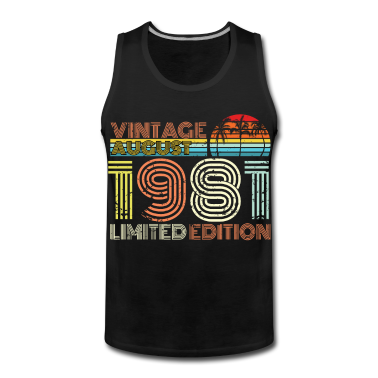 syntymäpäivä sanonta  - Vintage elokuun 1981 lahjaideo