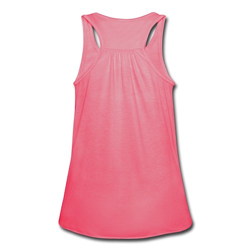Federleichtes Frauen Tank Top Hinten Neonpink