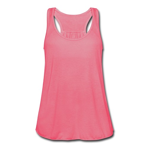 Federleichtes Frauen Tank Top Vorne Neonpink