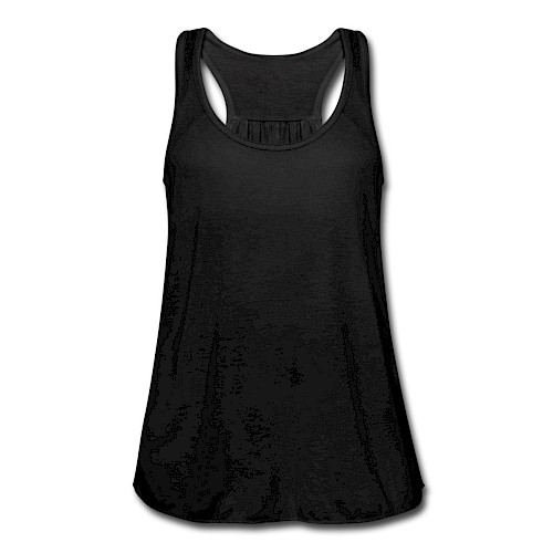 Fjærlett singlet for kvinner Vorne svart