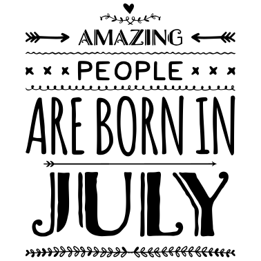 Zoom image Födelsedag FANTASTISKA människor föds i juli juli