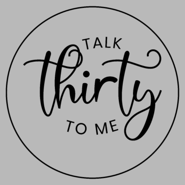 Zoom image Parlez-moi 30 pour moi citation anniversaire