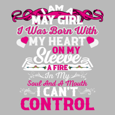 Zoom image Citation d’anniversaire Je suis une fille de mai