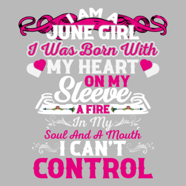 Zoom image Citation d’anniversaire Je suis une fille de juin