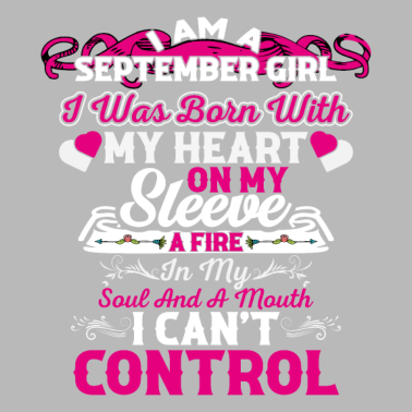 Zoom image Citation d’anniversaire Je suis une fille de septembre