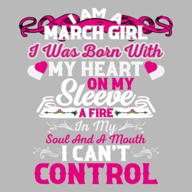 Zoom image Citation d’anniversaire Je suis une fille de mars