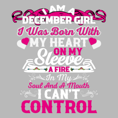 Zoom image Citation d’anniversaire Je suis une fille de décembre