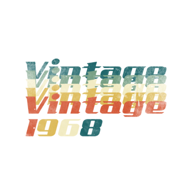 Zoom image 50e anniversaire t-shirt Année 1968 Cadeau