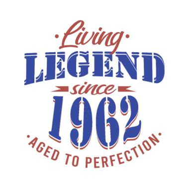 Zoom image Leyenda viviente desde 1962 dichos de cumpleaños