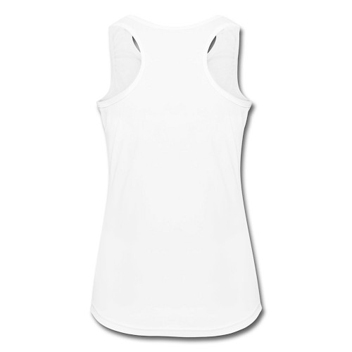 Frauen Tank Top atmungsaktiv Hinten Weiß