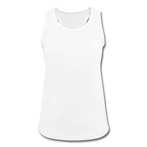 Frauen Tank Top atmungsaktiv Vorne Weiß