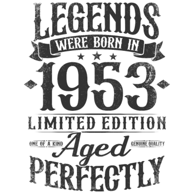 Zoom image 1953 Vintage Born Legends -syntymäpäivälahja