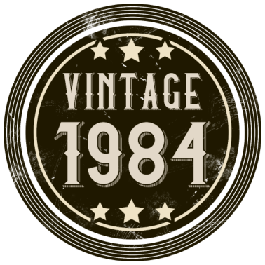Zoom image 1984 Syntymävuosi Vintage Syntymäpäivä Vintage