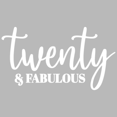 Zoom image Kaksikymmentä ja upeaa makeaa 20-vuotissyntymäpäivää 20 vuotta vanha