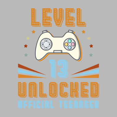 Zoom image Adolescente ufficiale 13 ° Compleanno Livello 13 Sbloccato