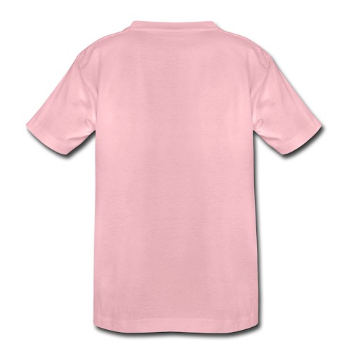 Kinder Premium T-Shirt Hinten Hellrosa