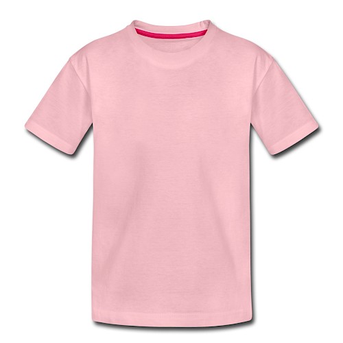 Kinder Premium T-Shirt Vorne Hellrosa