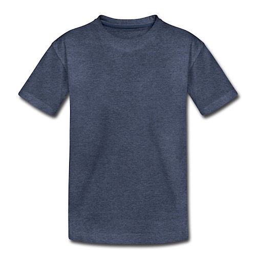 Kids' Premium T-Shirt Vorne heather blue