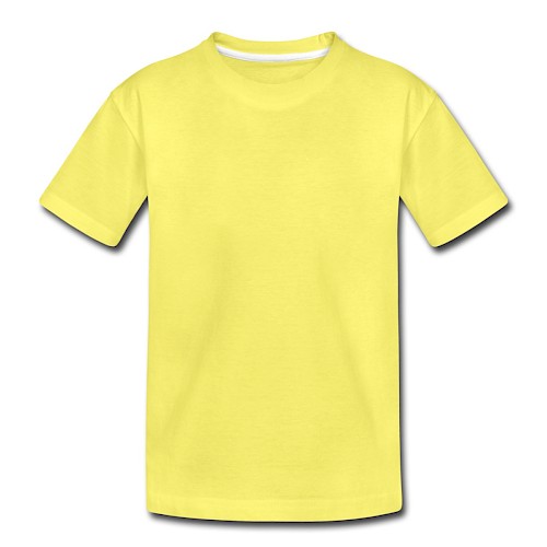 Kids' Premium T-Shirt Vorne yellow