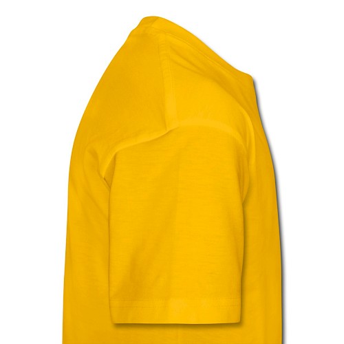 Børne premium T-shirt Rechts sol-gul