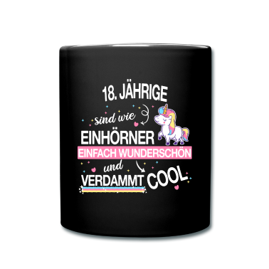 Geburtstagsspruch  - Geburtstag 18 Geburtstag Einhorn Spruch Party