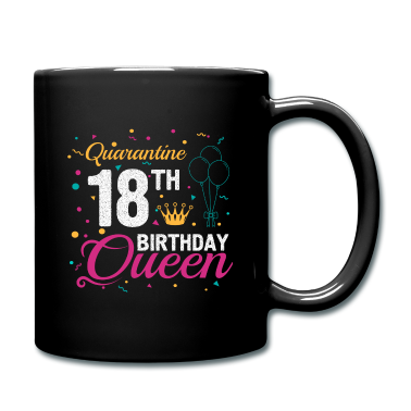 Geburtstagsspruch  - Quarantine 18th birthday queen Geschenk Party