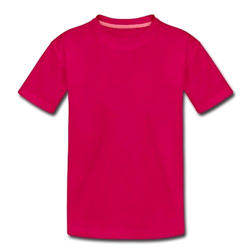 Kids' Premium T-Shirt Vorne dark pink