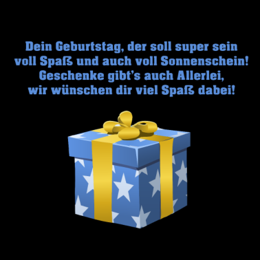 Zoom image Geburtstagsspruch