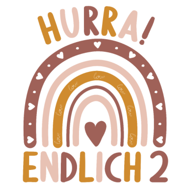 Zoom image 2 Jahre Geburtstagskind Regenbogen 2. Geburtstag