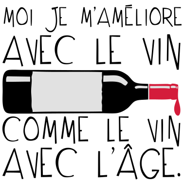 Zoom image citation ameliore vin age bouteille humo