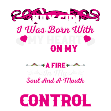 Zoom image Citation d’anniversaire Je suis une fille de juillet