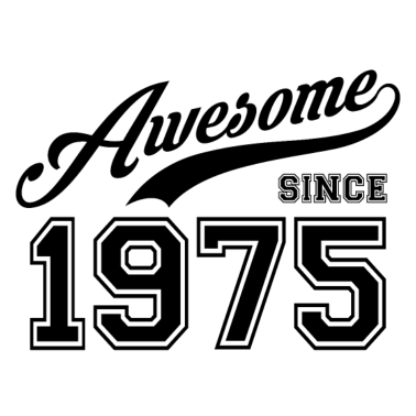 Zoom image Niesamowite od 1975 roku urodzinowe urodziny