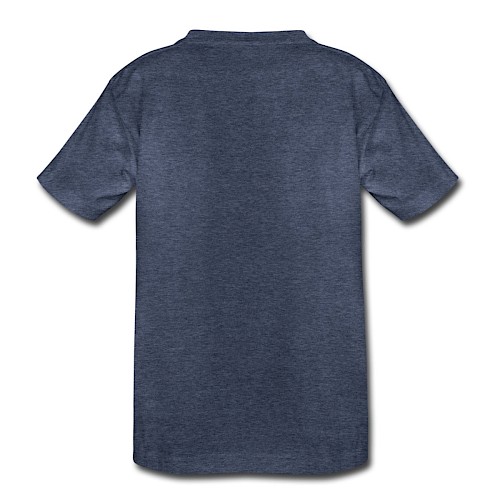 Teenage Premium T-Shirt Hinten heather blue