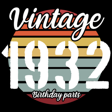 Zoom image Vintage 1932 Części urodzinowe