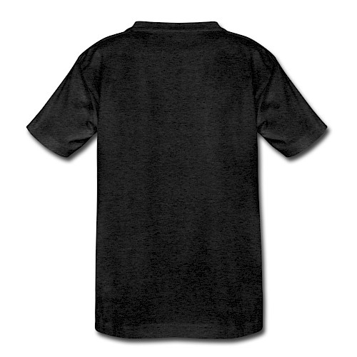 Teenage Premium T-Shirt Hinten charcoal grey