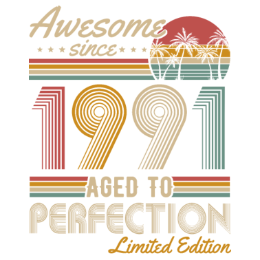 Zoom image Syntynyt 1991 Vintage Birthday Retro