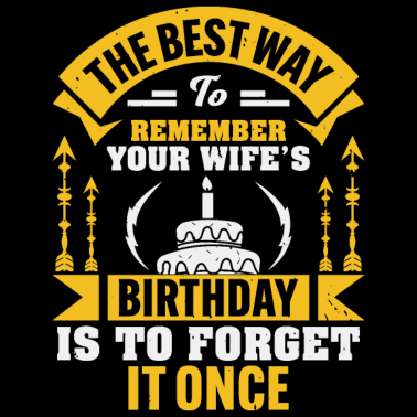 Zoom image Divertente detto di compleanno - compleanno della moglie