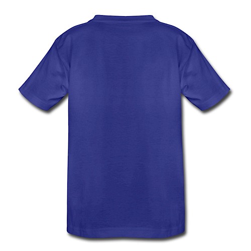 Teenage Premium T-Shirt Hinten royal blue