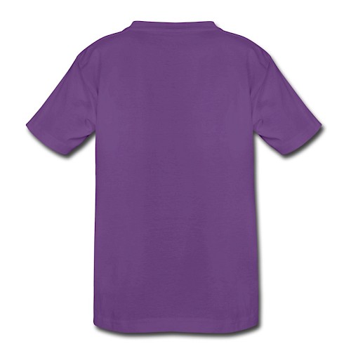 Teenage Premium T-Shirt Hinten purple