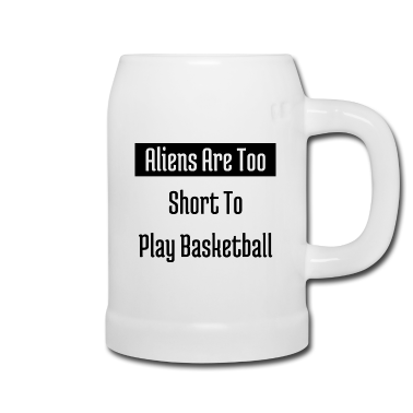 birthday saying  - basketball team birthday present alien loving kid