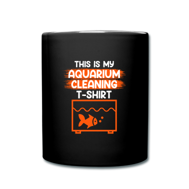 birthday saying  - This is my Aquarium Cleaning Shirt Aquarist