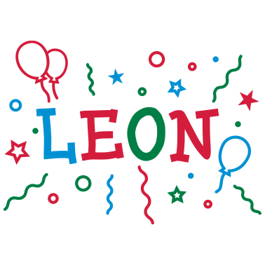 Zoom image Leon födelsedagsmotiv