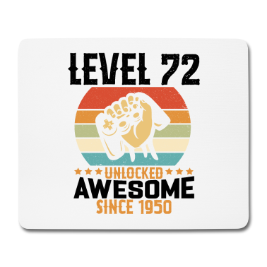 Geburtstagsspruch  - Level 72 Jahre freigeschaltetes Gaming-Geburtstagsgeschenk