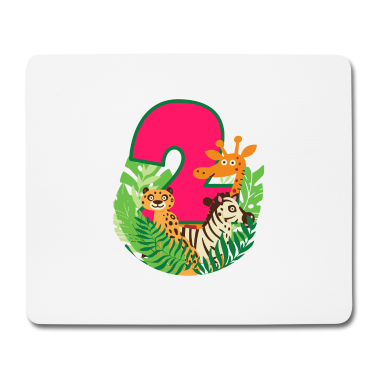 Dicho de cumpleaños  - Jungle Giraffe Zebra Gift para 2do cumpleaños